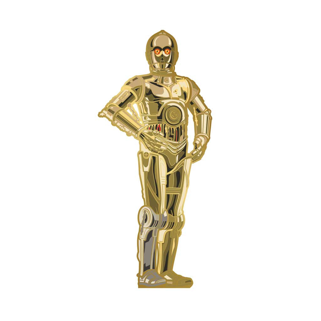 Star Wars A New Hope C-3PO FiGPiN Enamel Pin #752