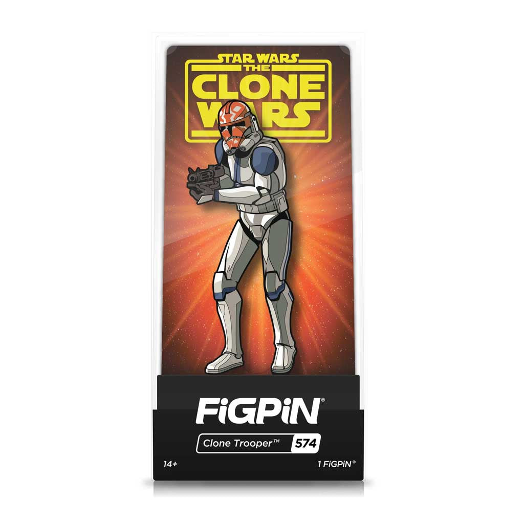 Star Wars Clone Wars Clone Trooper FiGPiN Enamel Pin #574