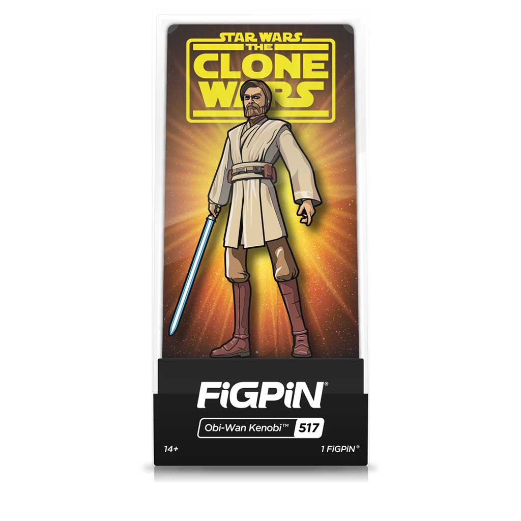 Star Wars Clone Wars Obi-Wan Kenobi FiGPiN Enamel Pin #517