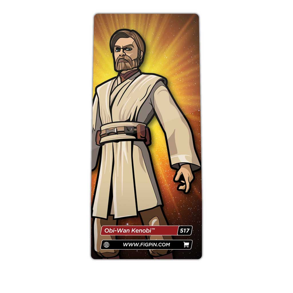 Star Wars Clone Wars Obi-Wan Kenobi FiGPiN Enamel Pin #517