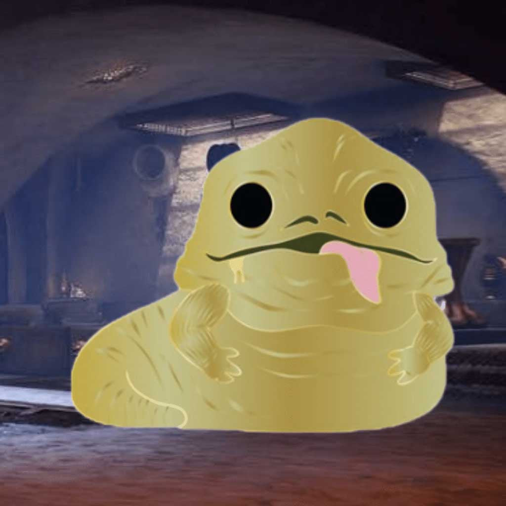 Star Wars Jabba the Hutt Large Enamel Pop! Pin #14