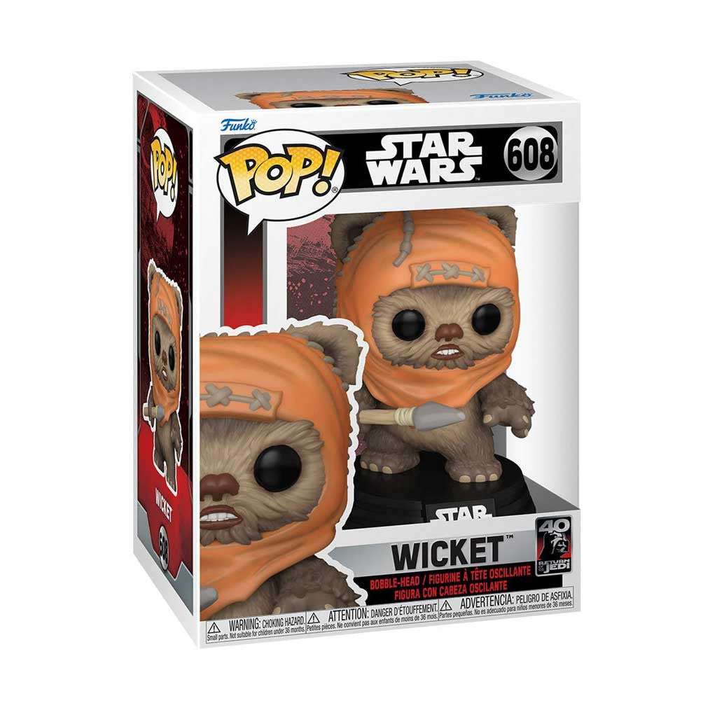 Star Wars Return of the Jedi 40th Anniversary Wicket Pop! Vinyl Figure #608