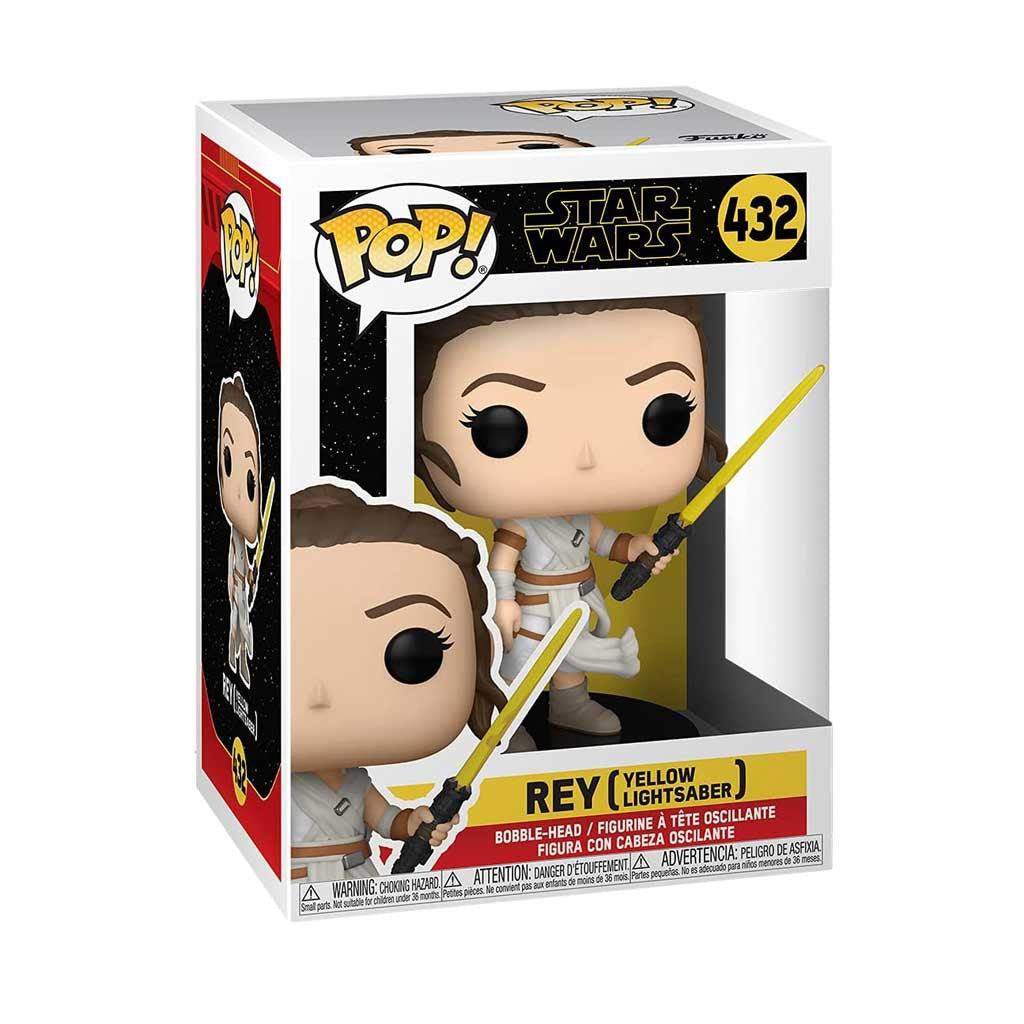 Star Wars Rey with Yellow Saber Pop! Vinyl Figure #432