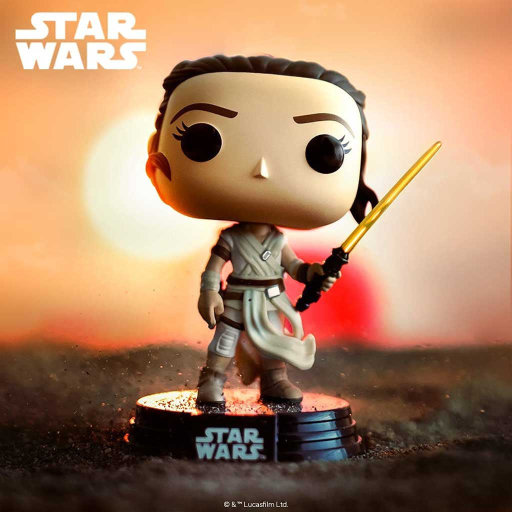 Star Wars Rey with Yellow Saber Pop! Vinyl Figure #432