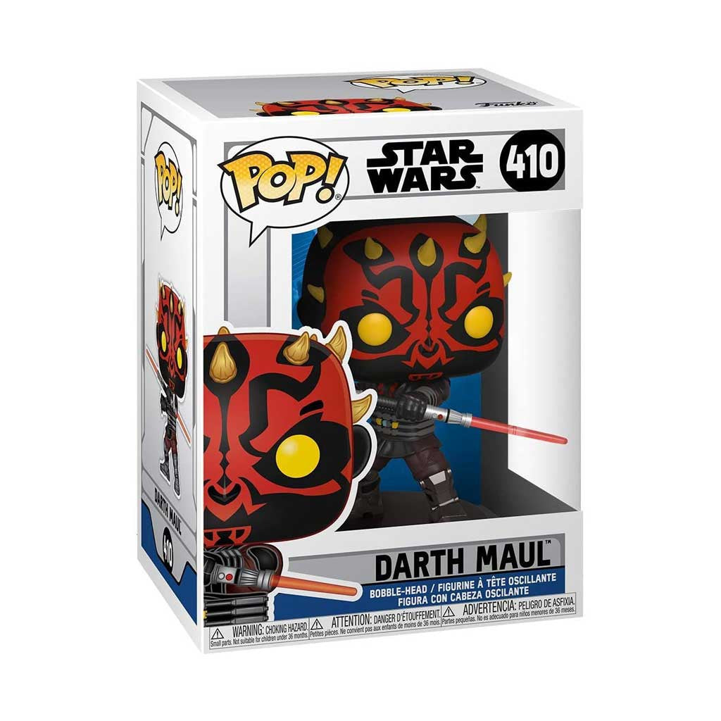 Star Wars The Clone Wars Darth Maul Pop! Vinyl Figure #410 with staff