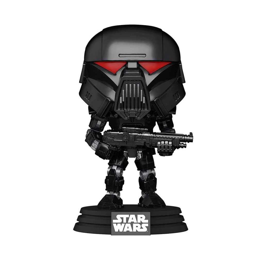 Star Wars The Mandalorian Dark Trooper Battle Pop! Vinyl Figure #466