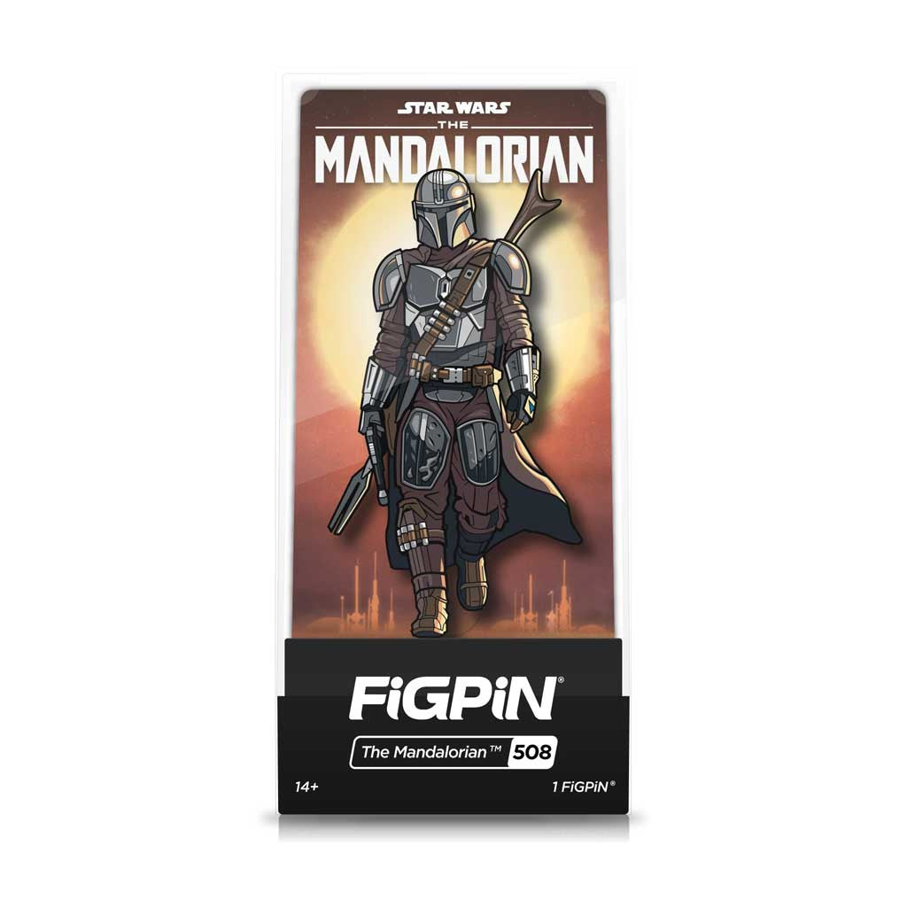 Star Wars The Mandalorian FiGPiN Enamel Pin #508 back
