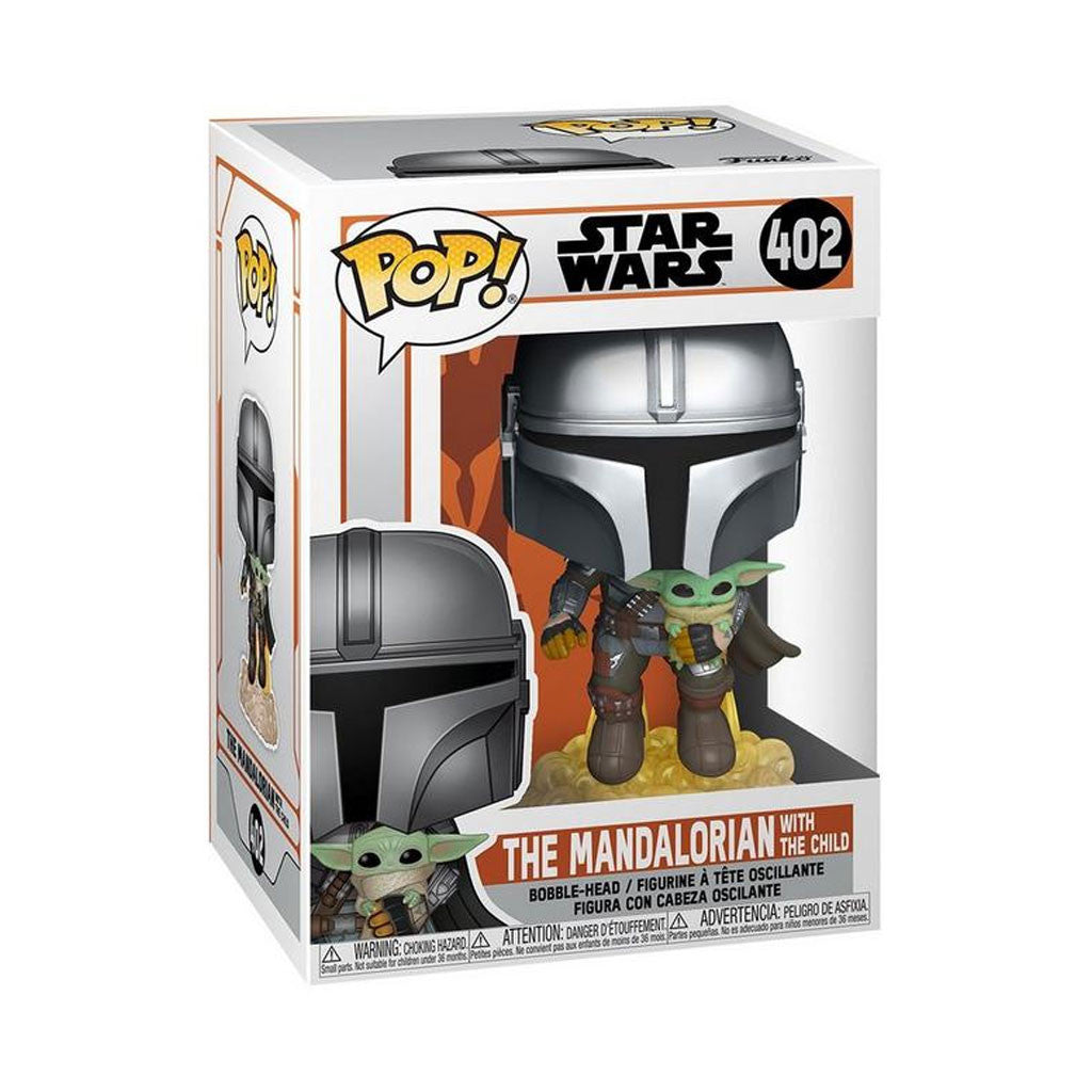 Star Wars The Mandalorian Flying with The Child Pop! Vinyl Figure #402 season 2