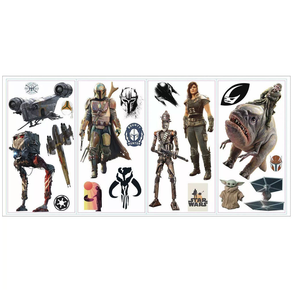 Star Wars The Mandalorian Peel and Stick Wall Decals