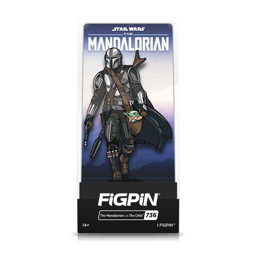 Star Wars The Mandalorian Season 2 The Mandalorian with The Child FiGPiN Enamel Pin #736