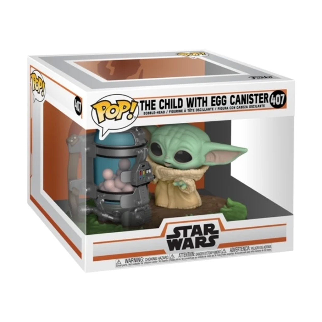Star Wars The Mandalorian The Child With Egg Canister Pop! Deluxe Vinyl Figure