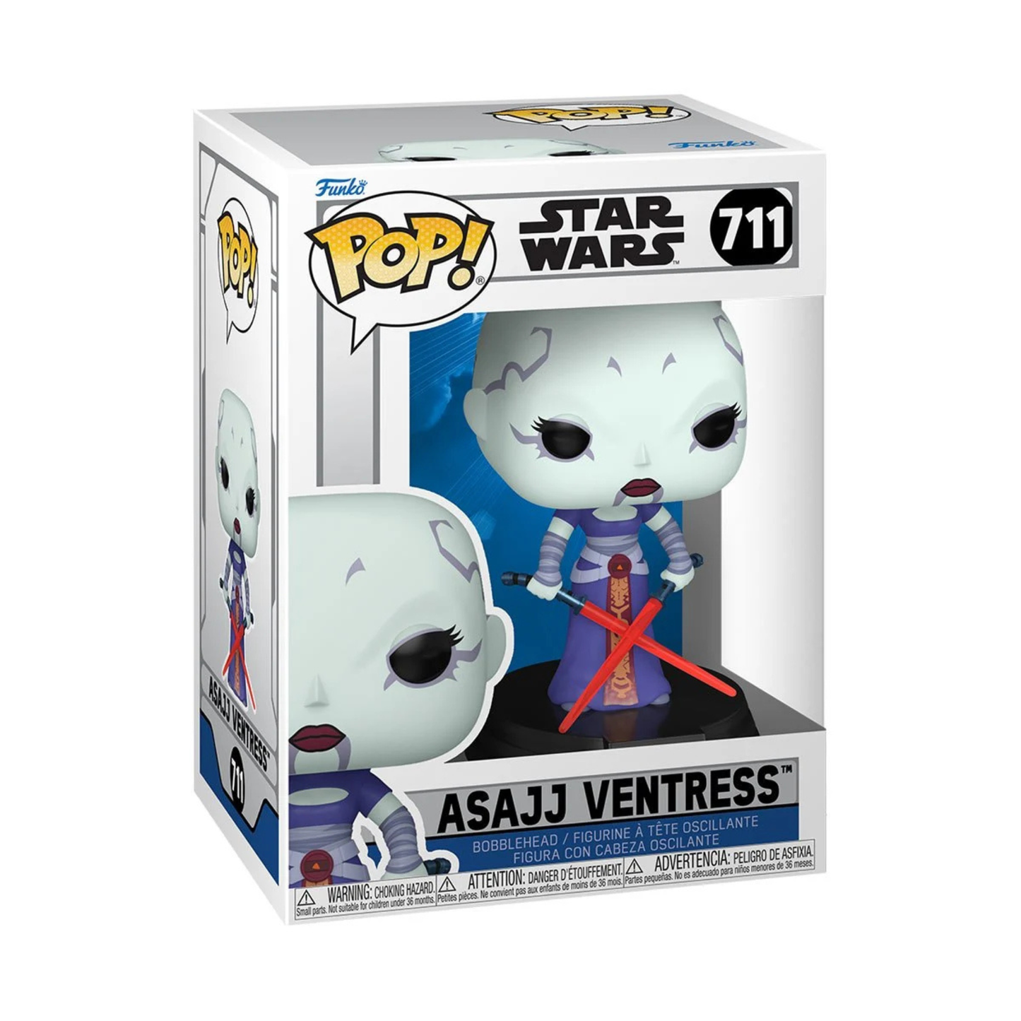 Star Wars The Clone Wars Asajj Ventress Funko Pop! Vinyl Figure #711