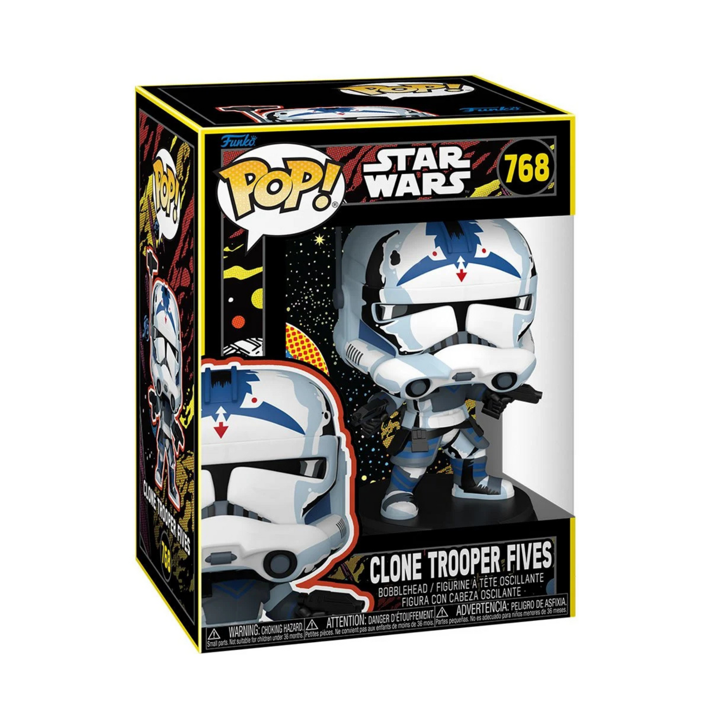 Star Wars: The Clone Wars Clone Trooper Fives Retro Funko Pop! Vinyl Figure #768