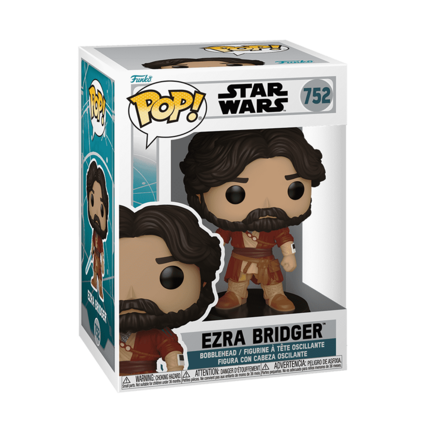Star Wars Ahsoka Ezra Bridger with Lightsaber Funko Pop! Vinyl Figure #752
