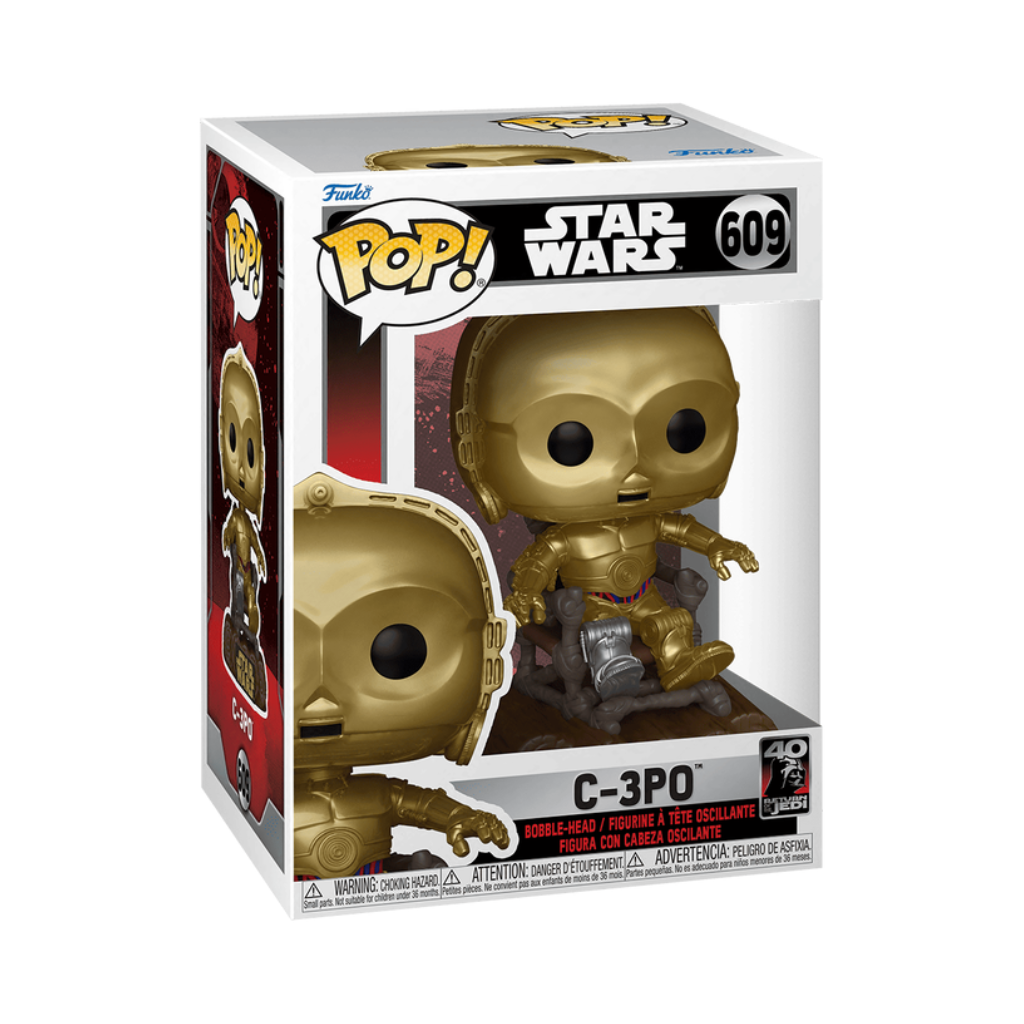 Star Wars 40th Anniversary Return of the Jedi C-3PO Funko Pop! Vinyl Figure #609