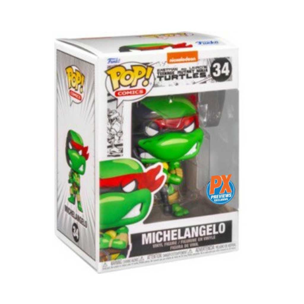 Teenage Mutant Ninja Turtles Comic Michelangelo Pop! Vinyl Figure #34