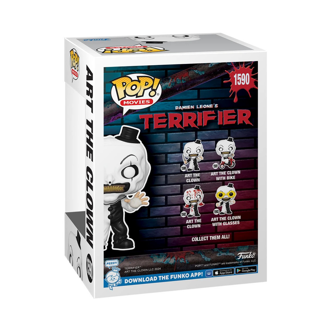 Terrifier Art the Clown Bloody Funko Pop! Vinyl Figure #1590