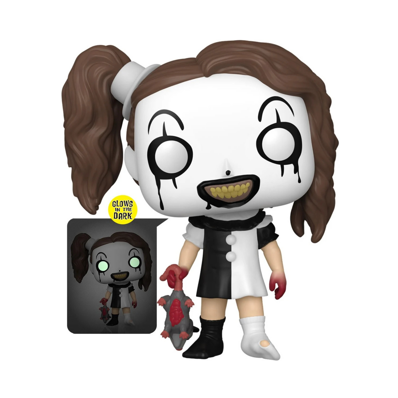 Terrifier Little Pale Girl Glow-in-the-Dark Funko Pop! Exclusive Vinyl Figure #1749