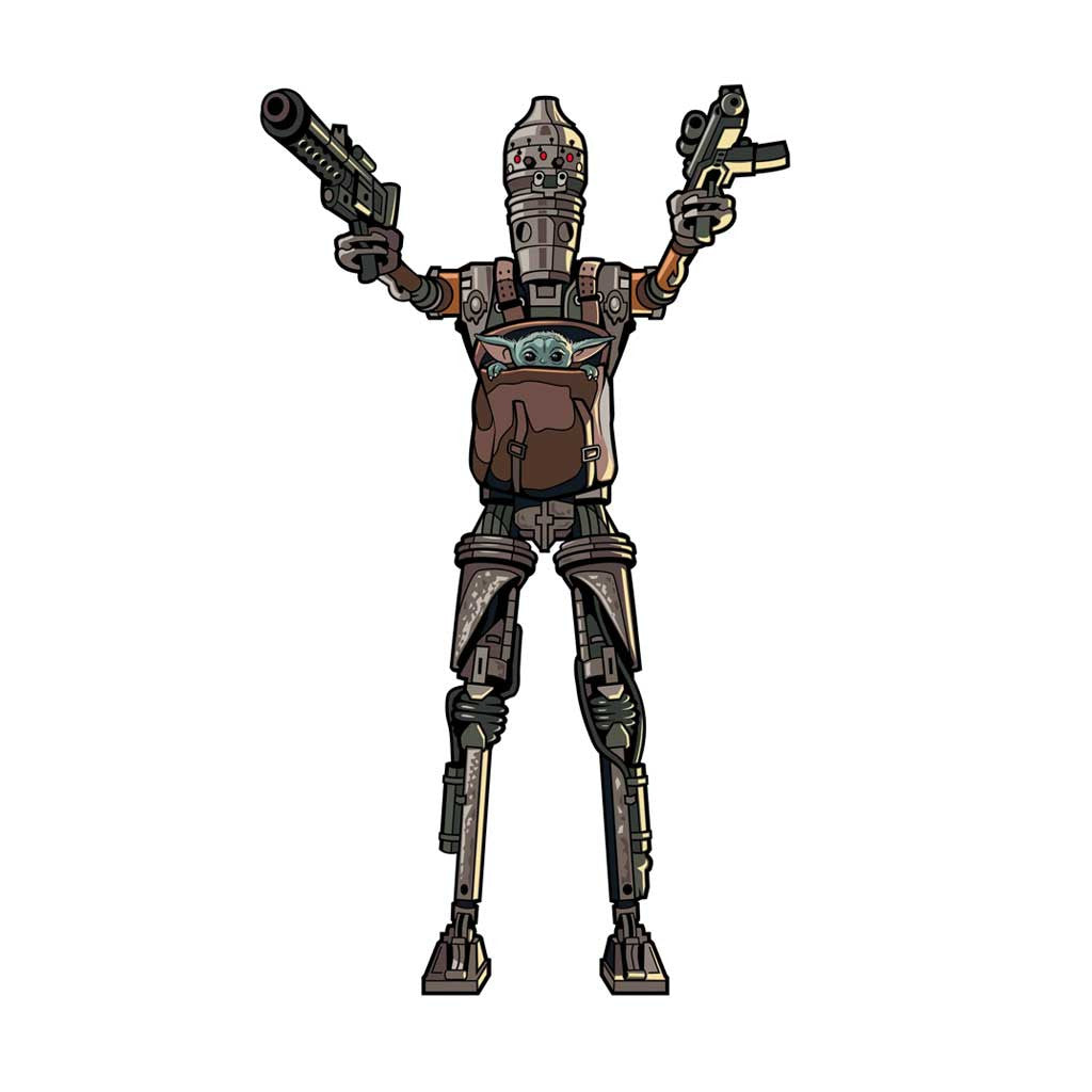 The Mandalorian IG-11 with The Child FiGPiN Enamel Pin #580