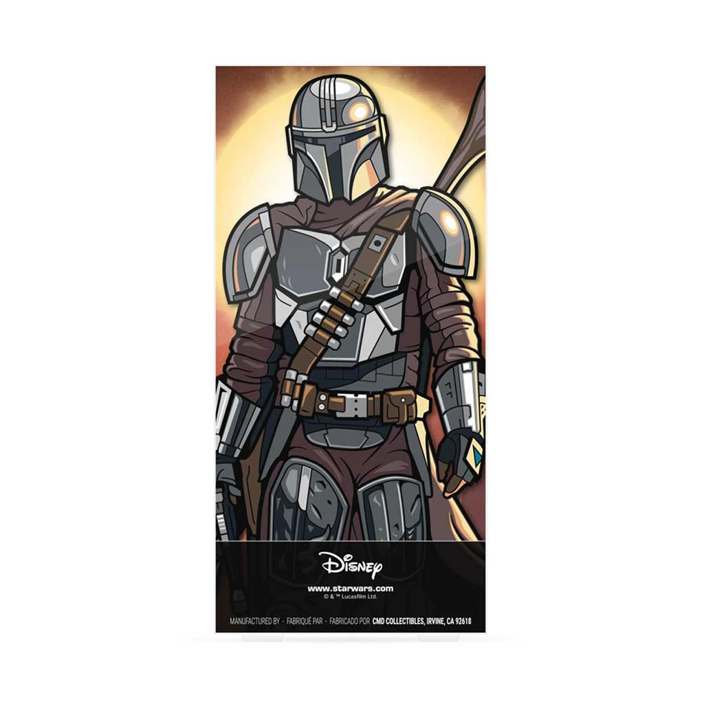The Star Wars The Mandalorian FiGPiN XL Enamel Pin Kinpin #X60 extra large