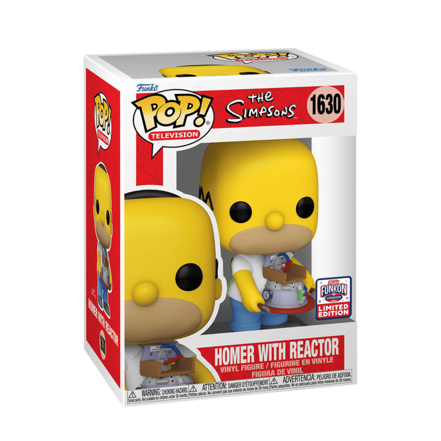 The Simpsons Homer with Reactor Funko Pop! Exclusive Vinyl Figure #1630