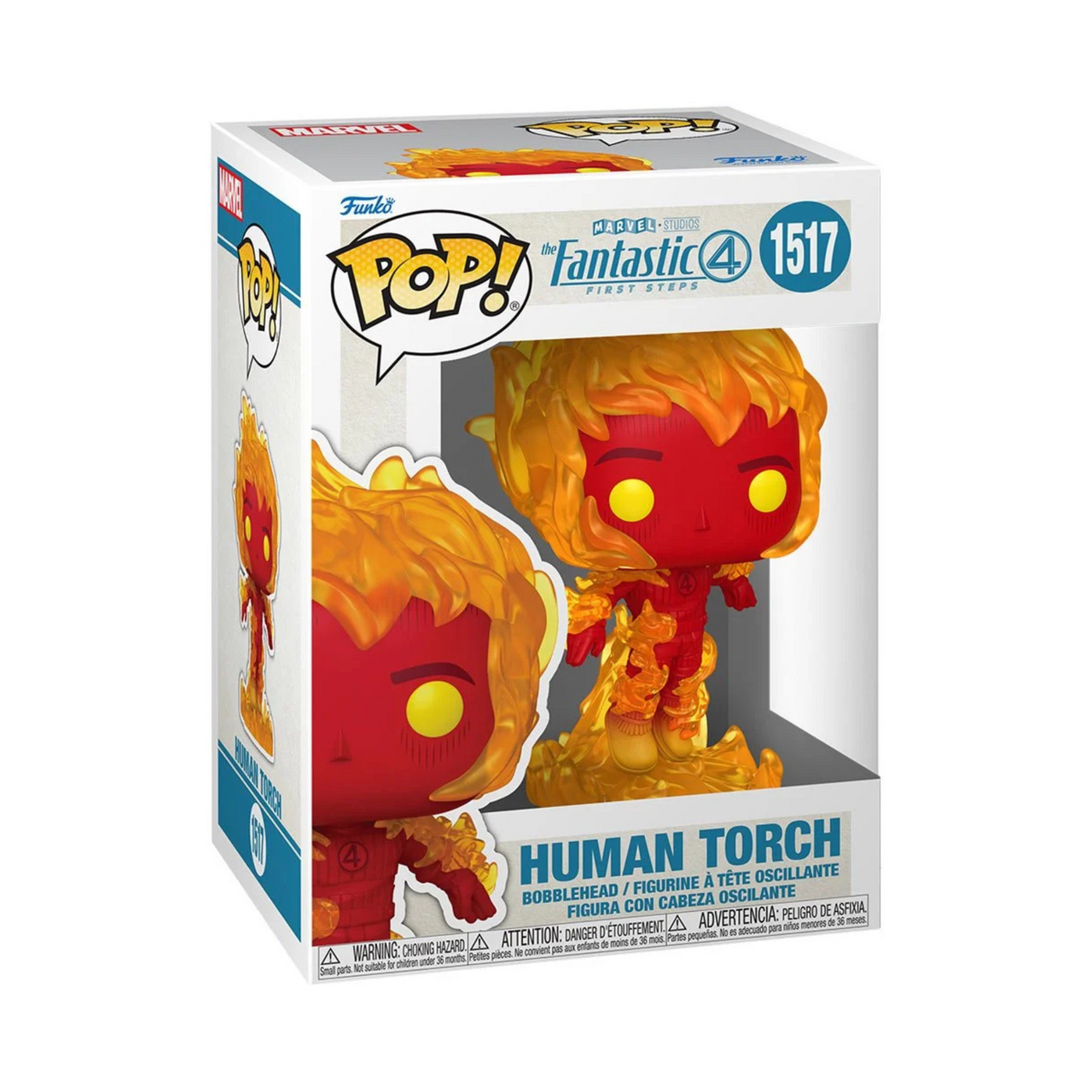 The Fantastic Four: First Steps Human Torch Funko Pop! Vinyl Figure #1517