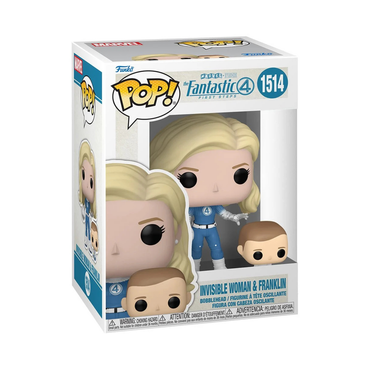 The Fantastic Four First Steps Invisible Woman & Franklin Funko Pop! Vinyl Figure and Buddy #1514
