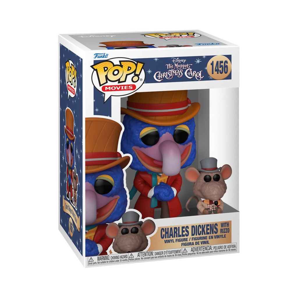 The Muppet Christmas Charles Dickens with Rizzo Pop! Vinyl Figure #1456