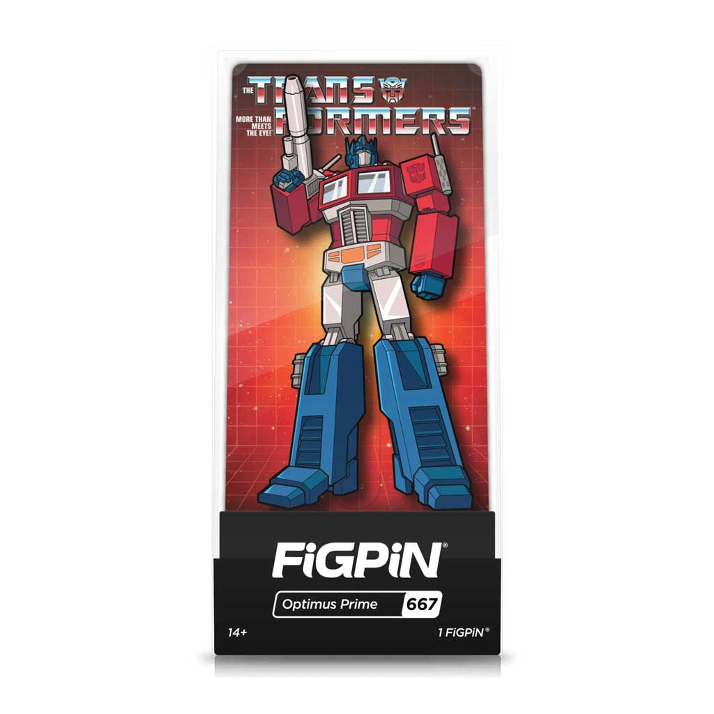 Transformers Optimus Prime FiGPiN Enamel Pin #667
