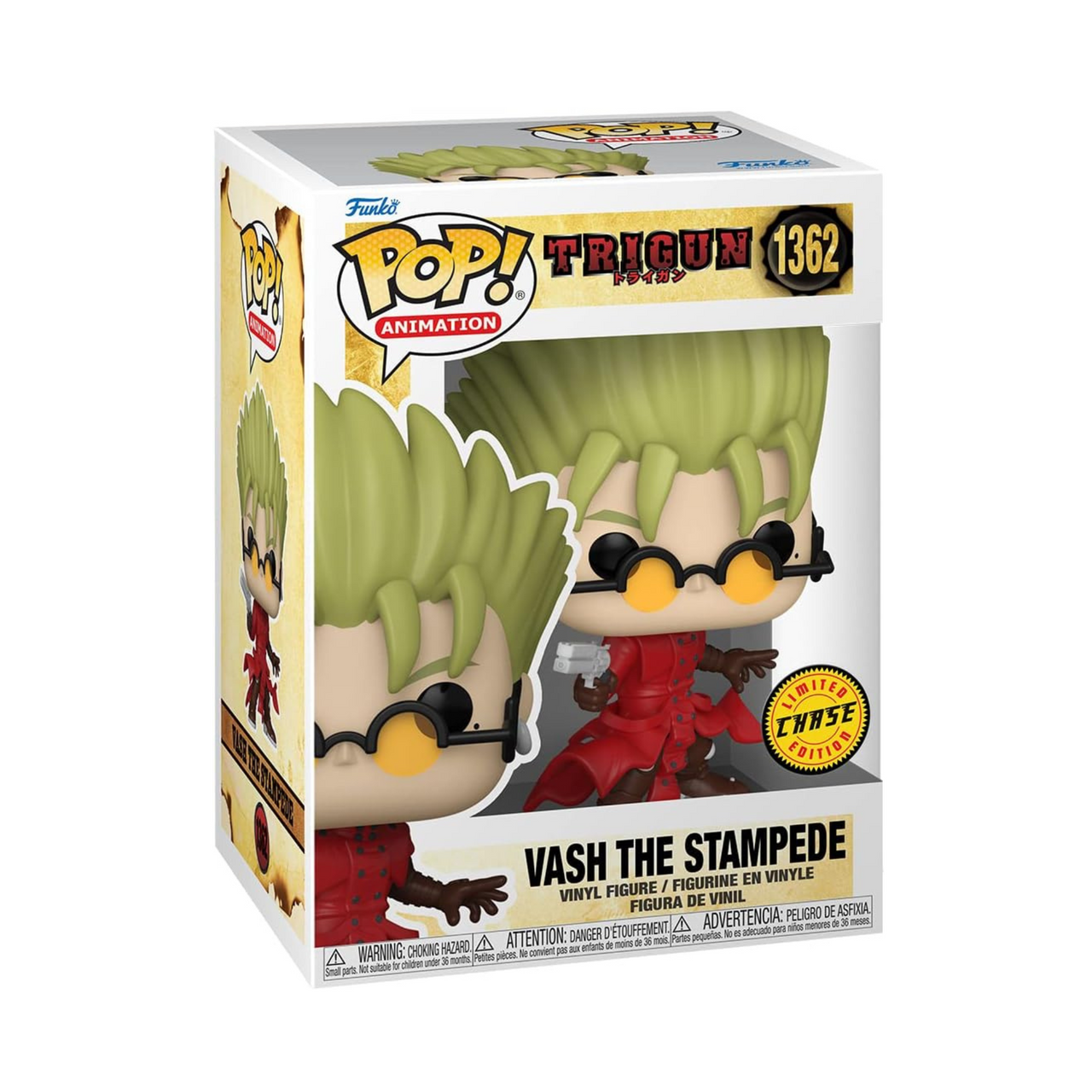 Trigun Vash the Stampede CHASE Funko Pop! Vinyl Figure #1362
