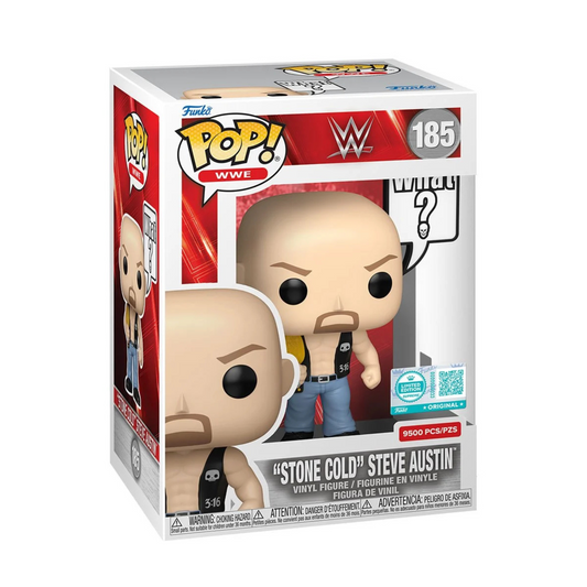 WWE Stone Cold Steve Austin LE 9500 Funko Pop! Exclusive Vinyl Figure #185
