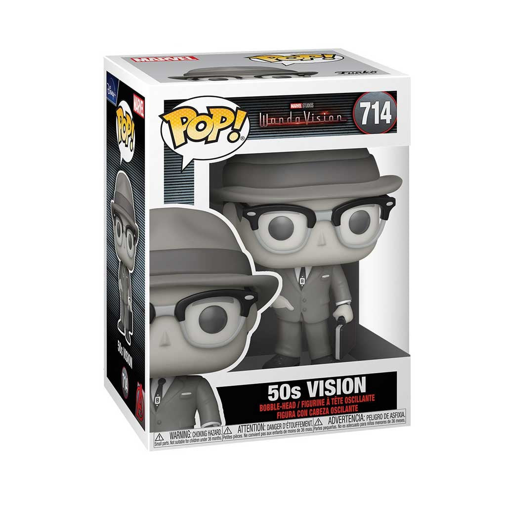 WandaVision 50's Vision Black & White Pop! Vinyl Figure #714