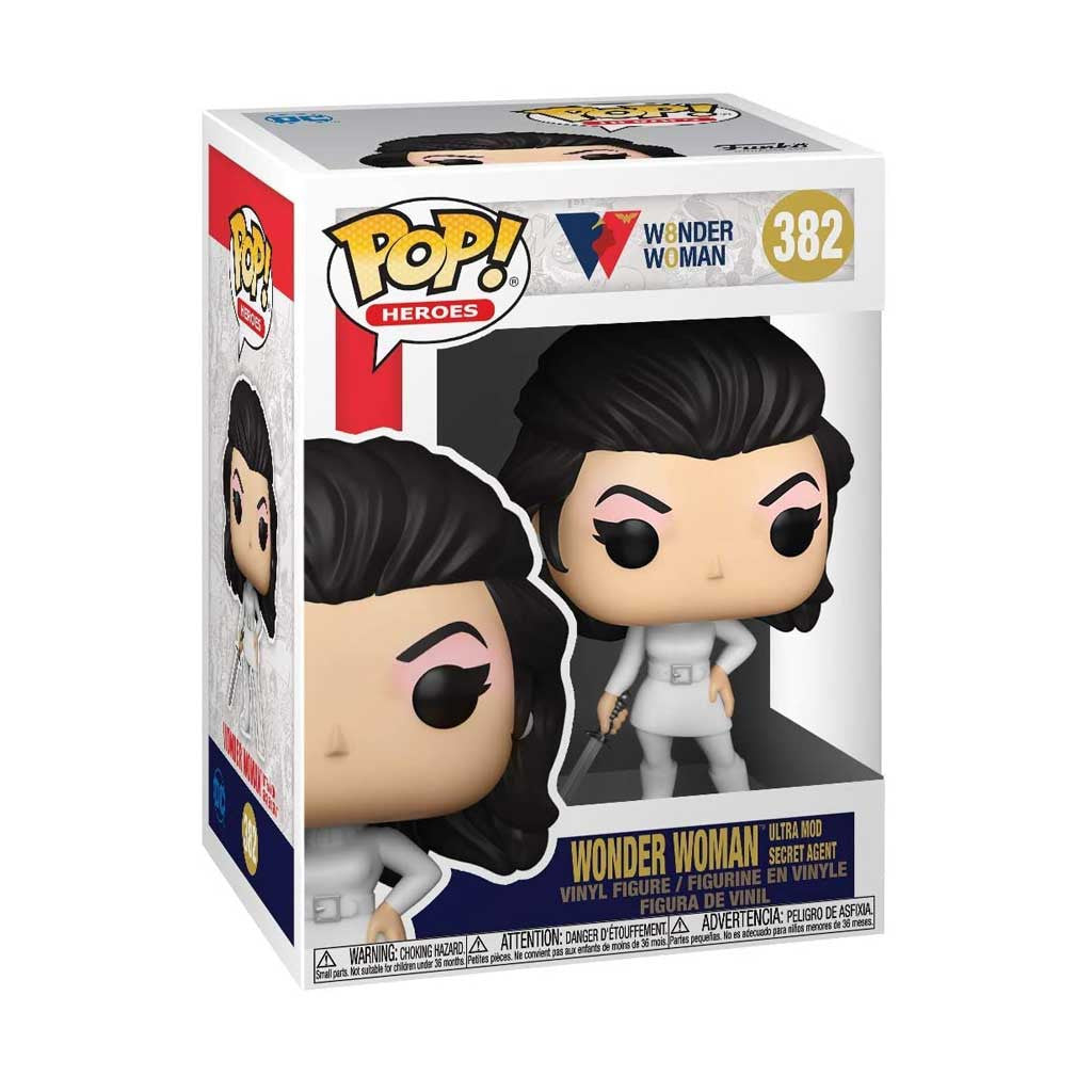 Wonder Woman 80th Anniversary Ultra Mod Secret Agent (1968) Pop! Vinyl Figure #382