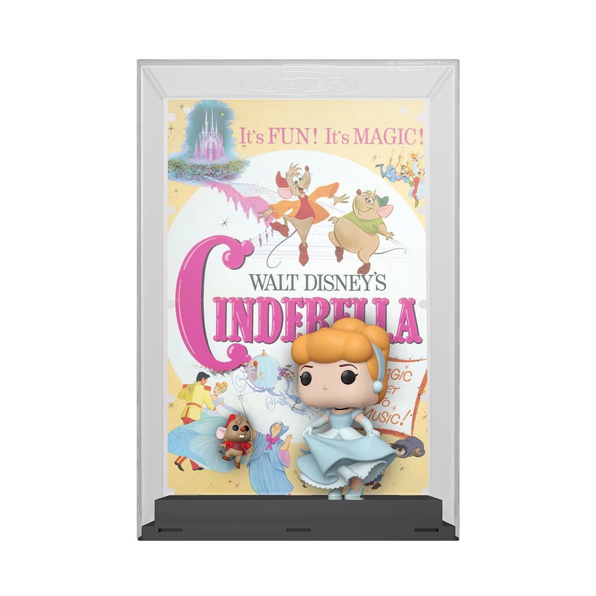 Disney 100 Cinderella with Jaq Funko Pop! Movie Poster with Case #12