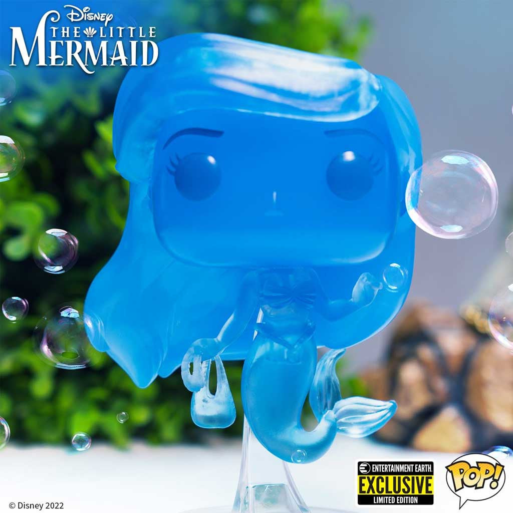 he Little Mermaid Ariel Blue Translucent Exclusive Pop! Vinyl Figure #563