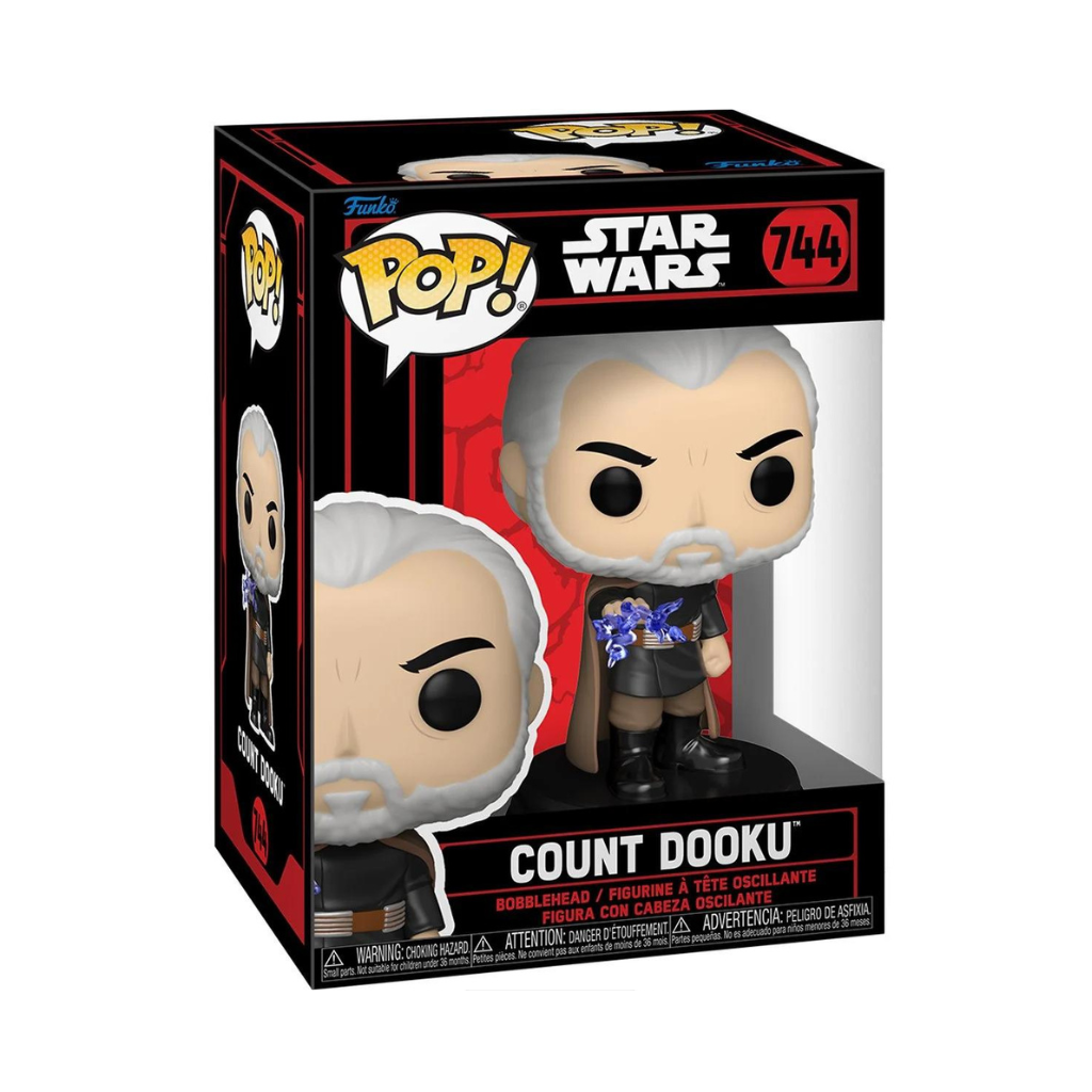 Star Wars Dark Side Count Dooku Pop! Vinyl Figure #744