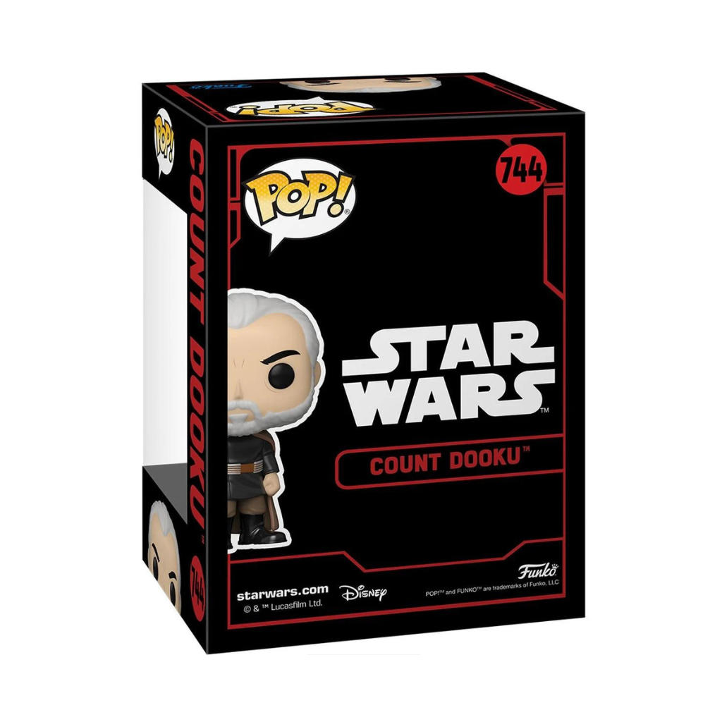 Star Wars Dark Side Count Dooku Pop! Vinyl Figure #744