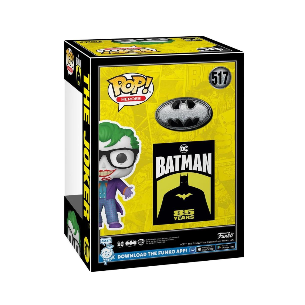 Batman 85th Anniversary The Joker with Teeth Pop! Vinyl Figure #517