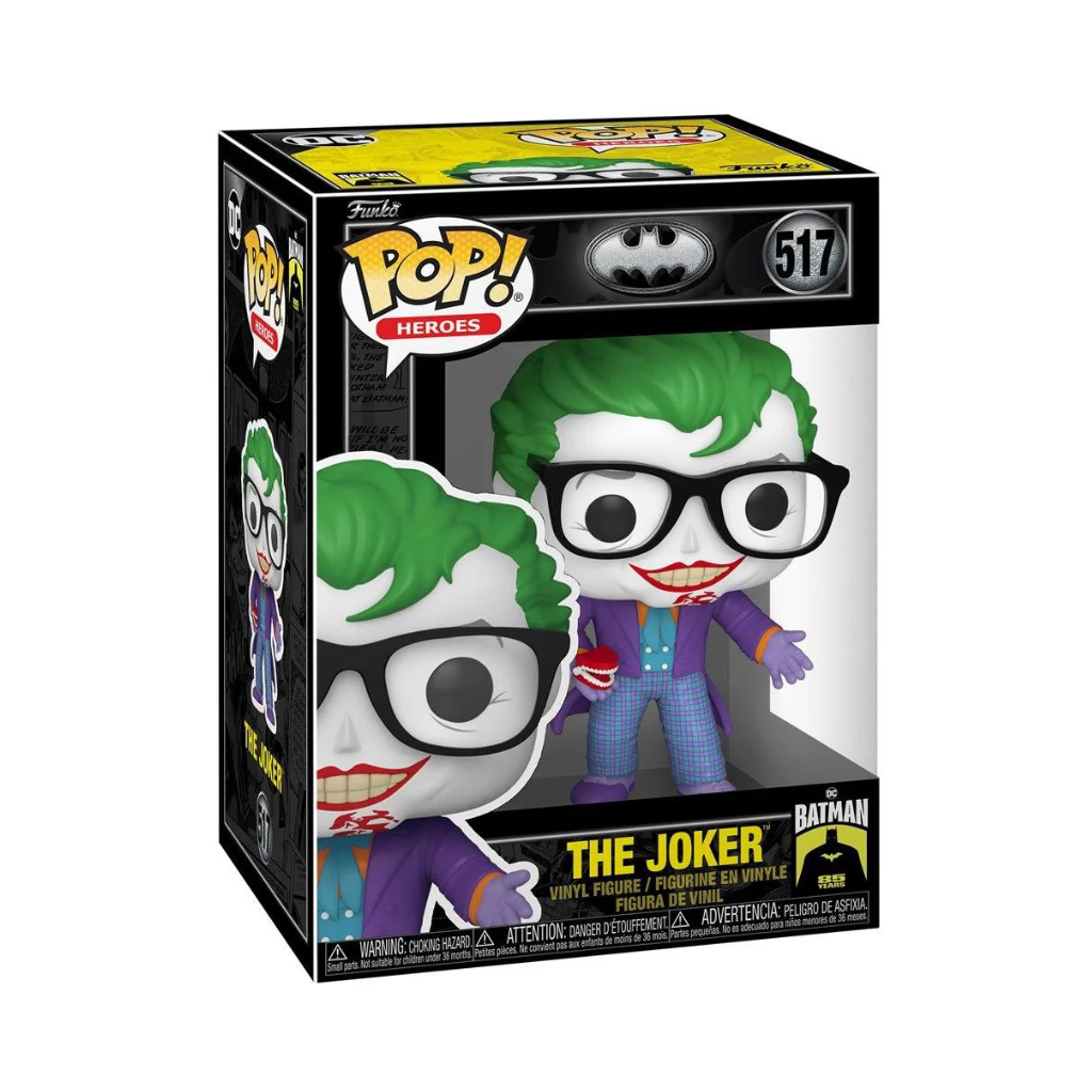 Batman 85th Anniversary The Joker with Teeth Pop! Vinyl Figure #517