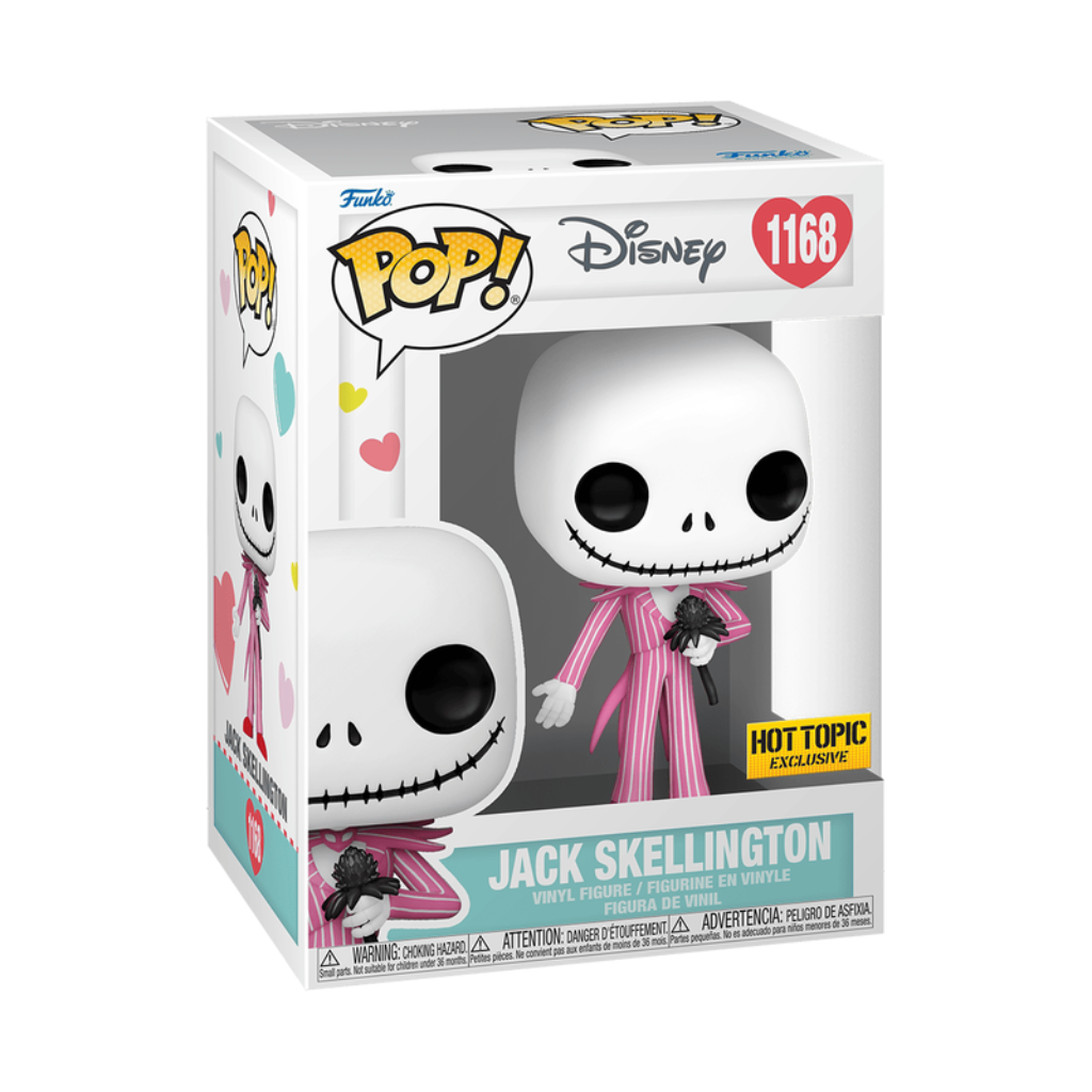 Jack Skellington with Flower Funko Pop! Exclusive Vinyl Figure #1168