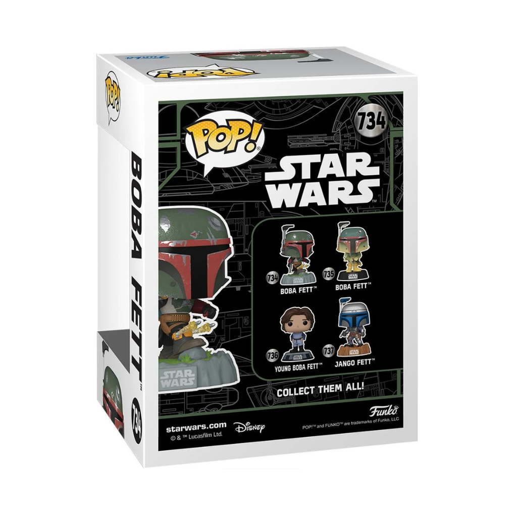 Star Wars Fett Legacy Boba Fett with Rockets Pop! Vinyl Figure #734