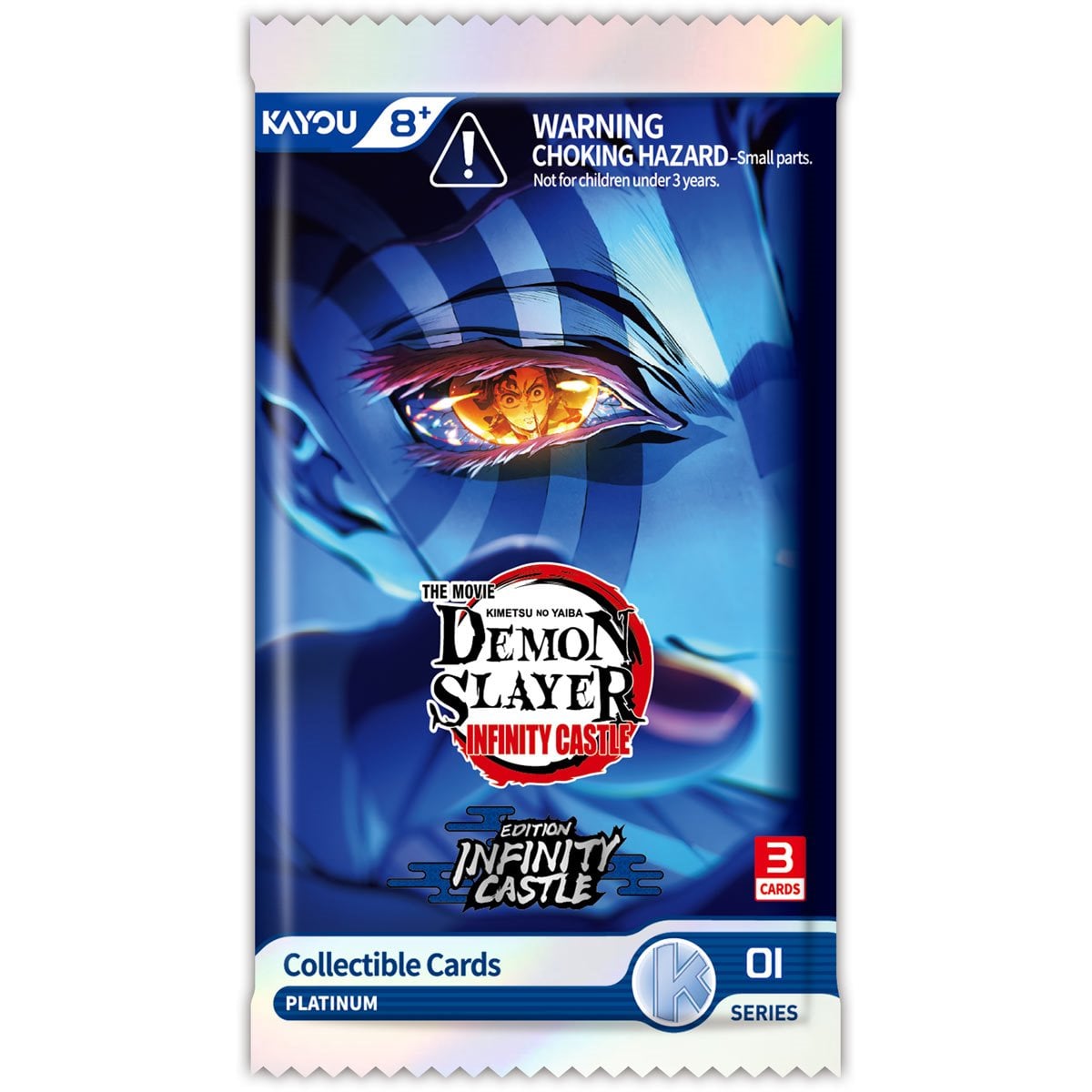Demon Slayer: Kimetsu no Yaiba Collectible Cards, Infinity Castle Edition, Series 1, 12 Packs, 3 Cards Per Pack