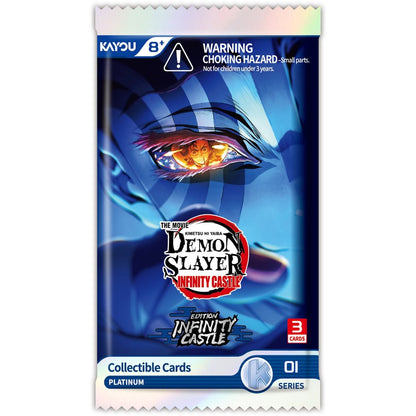 Demon Slayer: Kimetsu no Yaiba Collectible Cards, Infinity Castle Edition, Series 1, 12 Packs, 3 Cards Per Pack