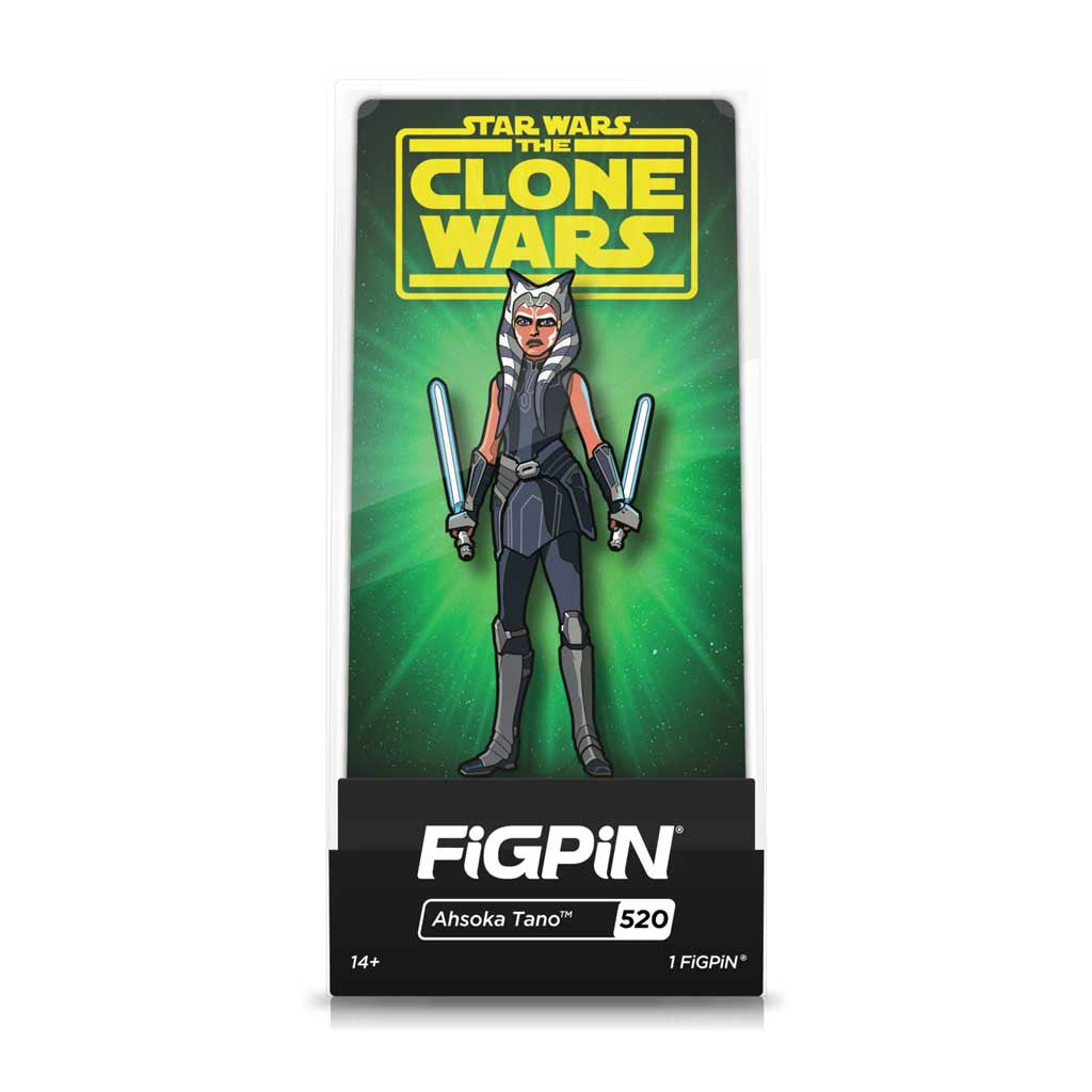Ahsoka Tano The Clone Wars FiGPiN Enamel Pin #520