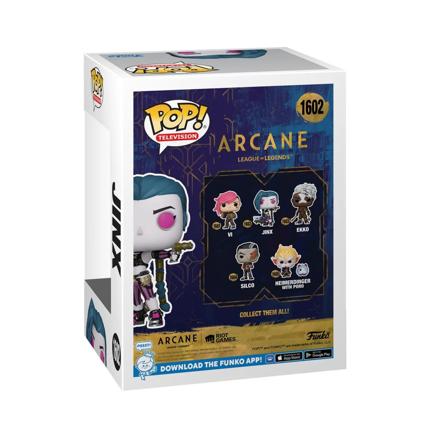 Arcane League of Legends Jinx Funko Pop! Vinyl Figure #1602