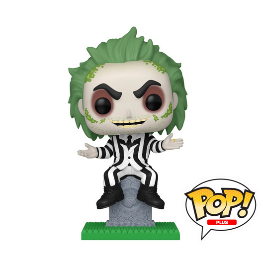 Beetlejuice on Tombstone  Funko Pop! Plus Vinyl Figure #1751