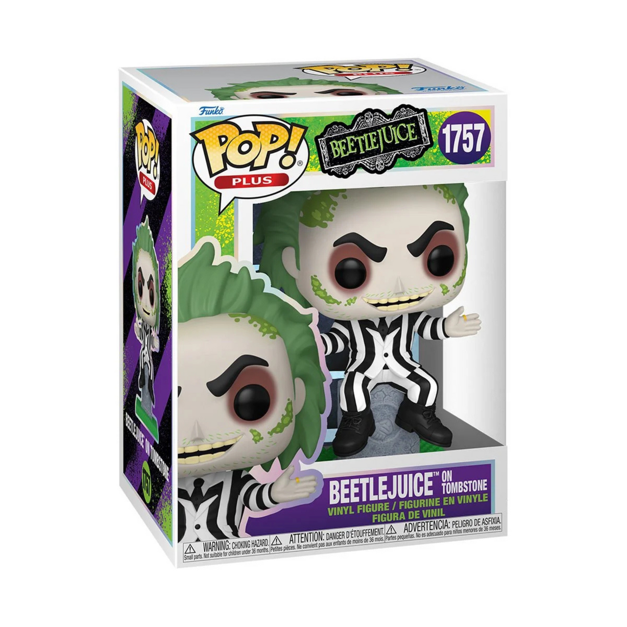 Beetlejuice on Tombstone  Funko Pop! Plus Vinyl Figure #1751