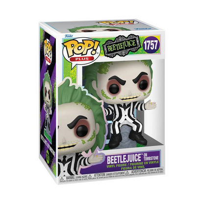 Beetlejuice on Tombstone  Funko Pop! Plus Vinyl Figure #1751