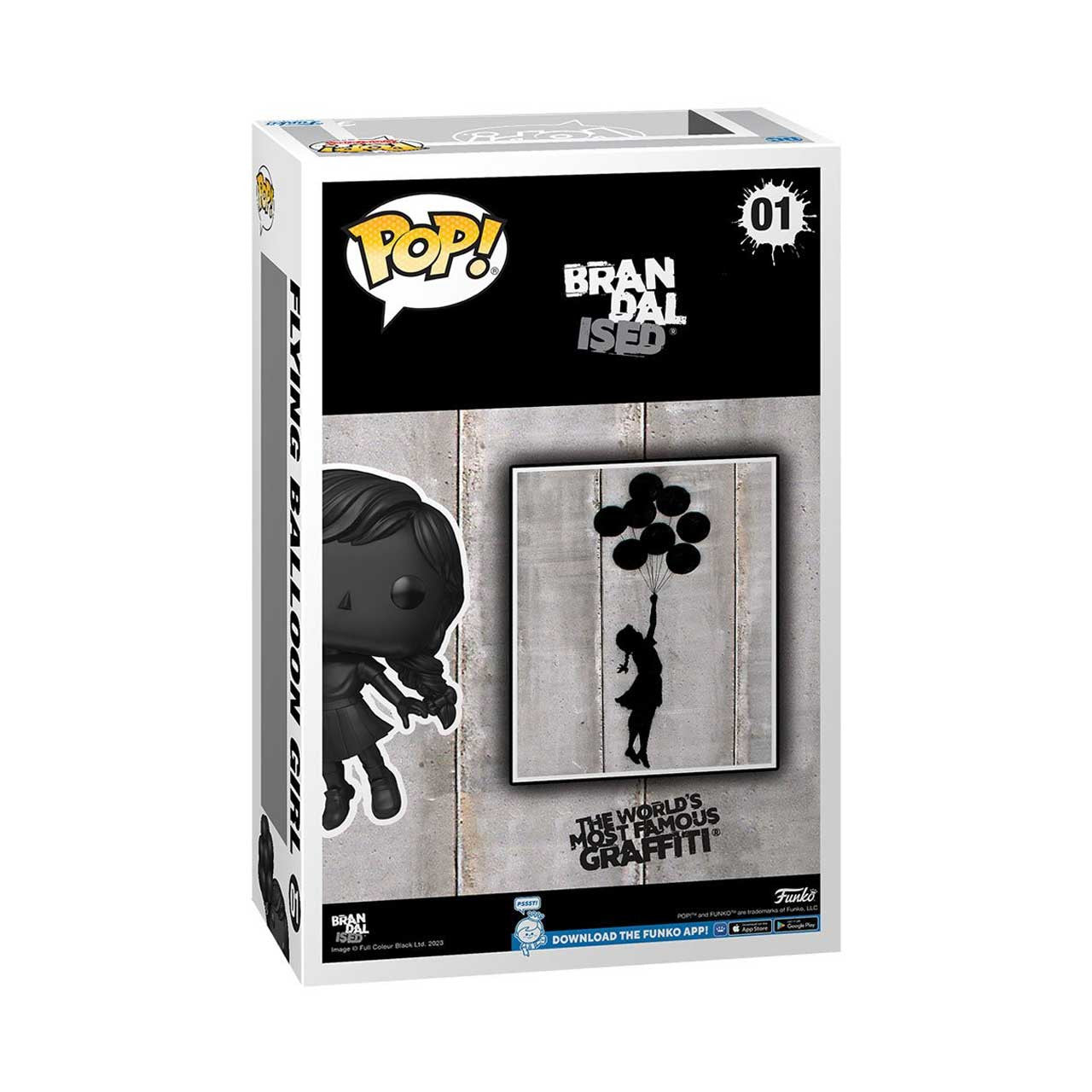 Brandalised Flying Balloon Girl Funko Pop! Art Cover Figure with Case #01