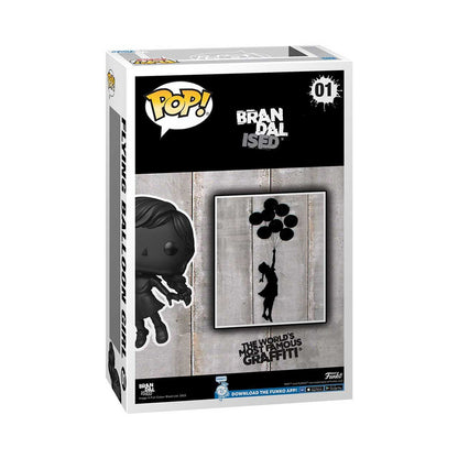 Brandalised Flying Balloon Girl Funko Pop! Art Cover Figure with Case #01